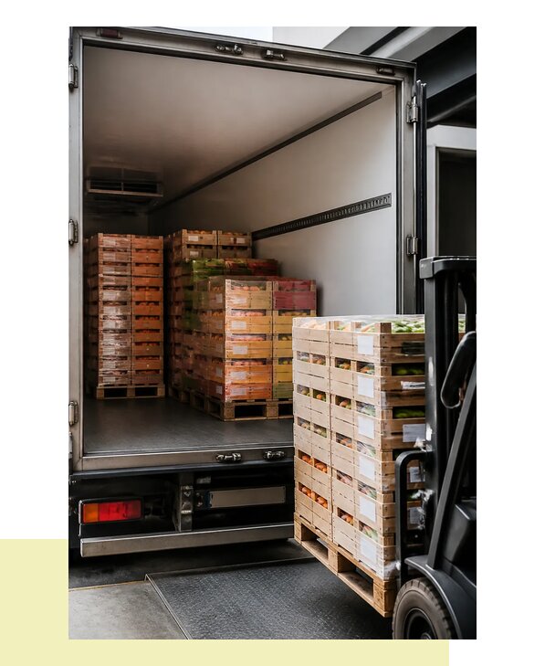 Перевозка сельхозпродукции на паллетах с доставкой в Краснокамск