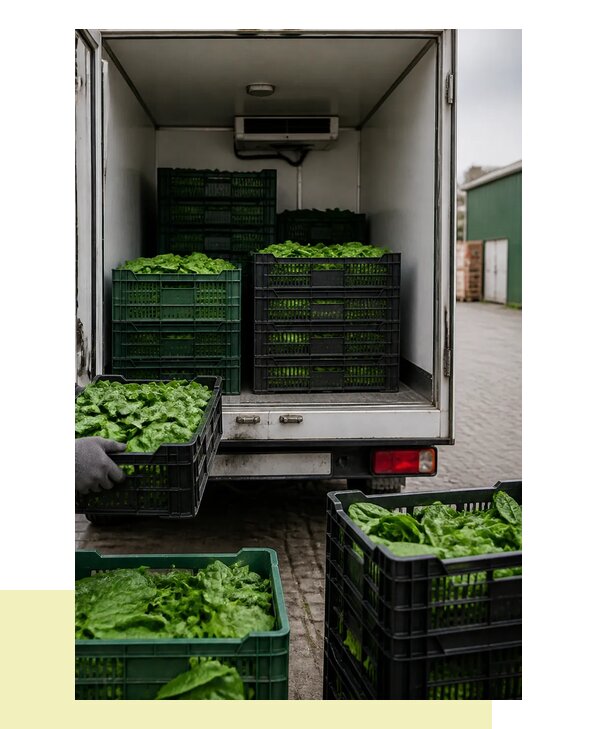Перевозка шпината в Краснокамск с сохранением свежести продукции
