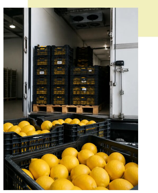 Доставка лимонов автотранспортом в Краснокамск по цене от 5069 р. | Агросервис-Кнм